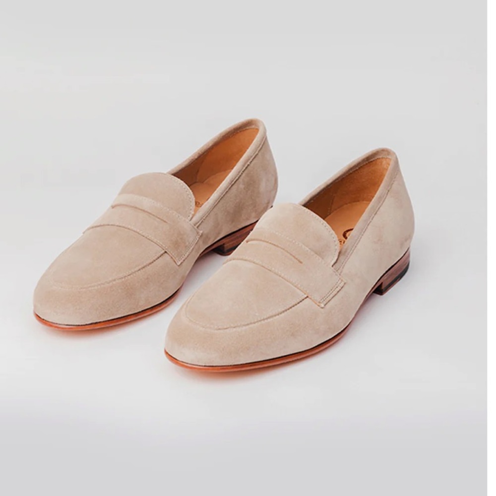 Rawls San Penny Loafer - Beige Suede